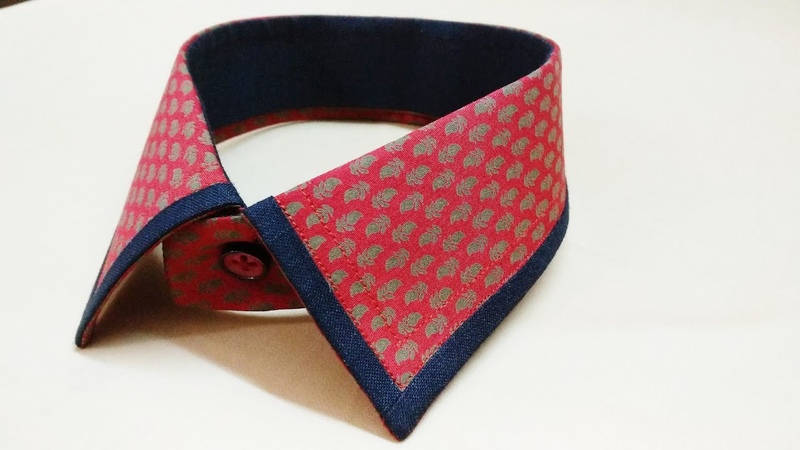 How to sew a shirt collar