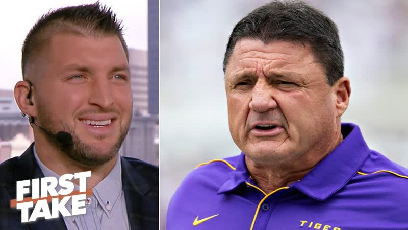 Tim Tebow says Ed Orgeron will lead LSU past Dabo Swinney Clemson for the CFP title, First