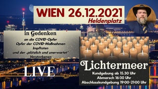 Live aus Wien vom Lichtermeer am  ab ca 15 : 00 h