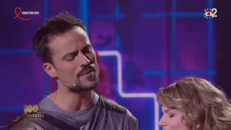 Damien Sargue et Cecilia Cara Aimer ( Sidaction
