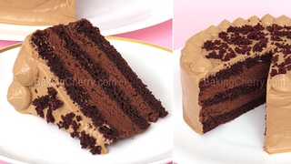 Egg-Free CHOCOLATE MOUSSE CAKE | Eggless Chocolate Dessert Recipe | Baking Cherry