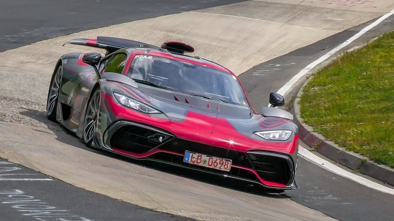 Mercedes AMG ONE Hypercar, Bugatti Centodieci + Chiron Super Sport Huracan STO on the NÜ