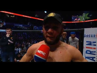 Слова Максима Буторина после боя с Дмитрием Бикревым. FIGHT NIGHTS GLOBAL 92