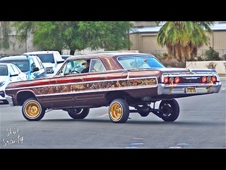 Lowriders Hopping and Cruising Indio, Coachella Valley