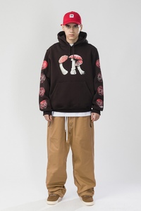 Толстовка CODERED Base Hoodie Wide Коричневый Темный Amanita MusCRaria