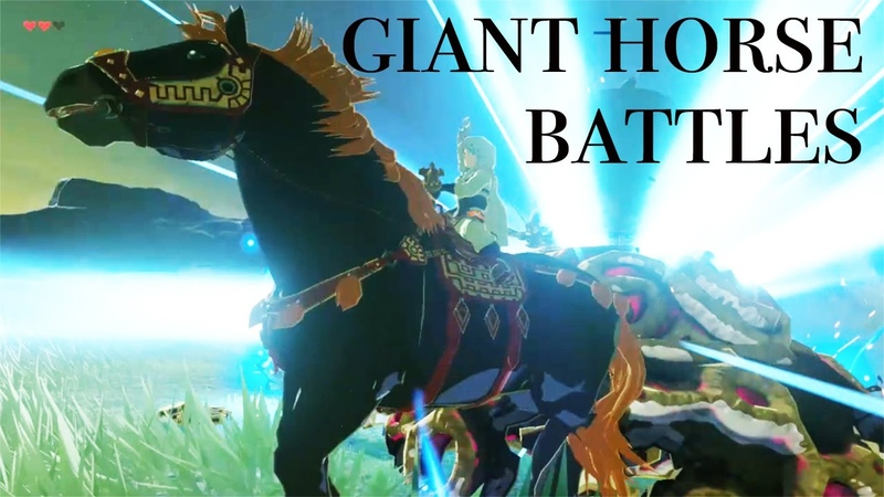 Breath of the Wild Giant Horse ( Mounted