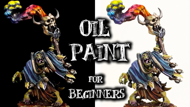 Oil paints: miniature painting on EASY