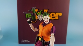 Knockoff Mezco joker clown prince of crime edition action figure unboxing review bootleg