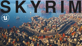 The True Scale of Riften: Skyrim in UNREAL ENGINE 5! 4K