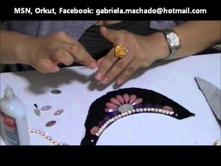 AnaGGabriela - Vídeo-aula-32 - Maxi-colar feltro e cola jeans