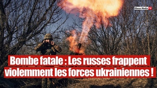 Les russes ont largu une bombe de 1500 kg sur les forces ukrainiennes.