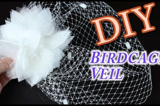 DIY Birdcage Bridal Veil