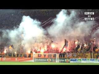 SG Dynamo Dresden 3:1 FC Rot-Weiß Erfurt  | Pyro & Support