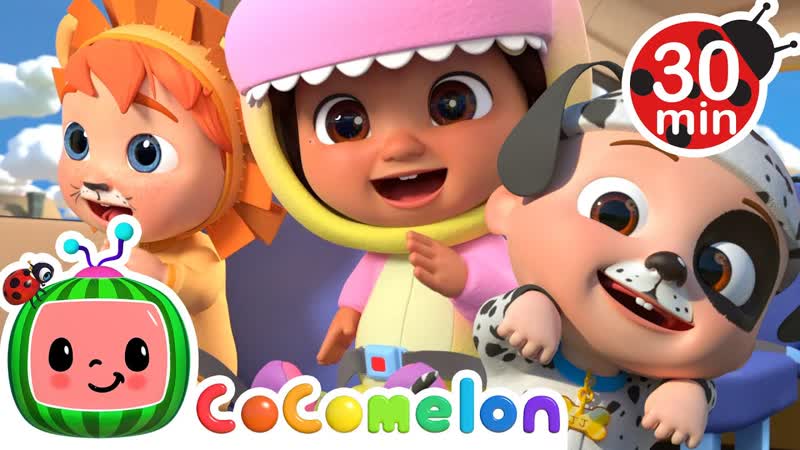 Halloween On The Bus , BEST of Co Comelon, Kids Cartoons Nursery Rhymes, Moonbug