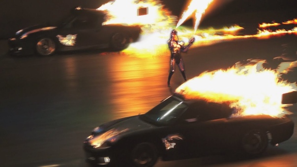 Шоу Top Gear Live 2013 в Олимпийском, Москва, Эффектный номер с