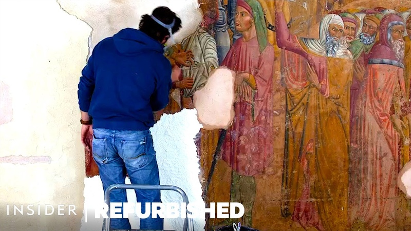 How A 583 Year Old Italian Mural Is Professionally Restored,