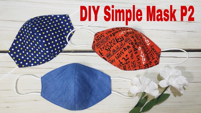DIY Mask, Face Mask, P2, 2 Styles Fabric Face Mask Pattern, Art