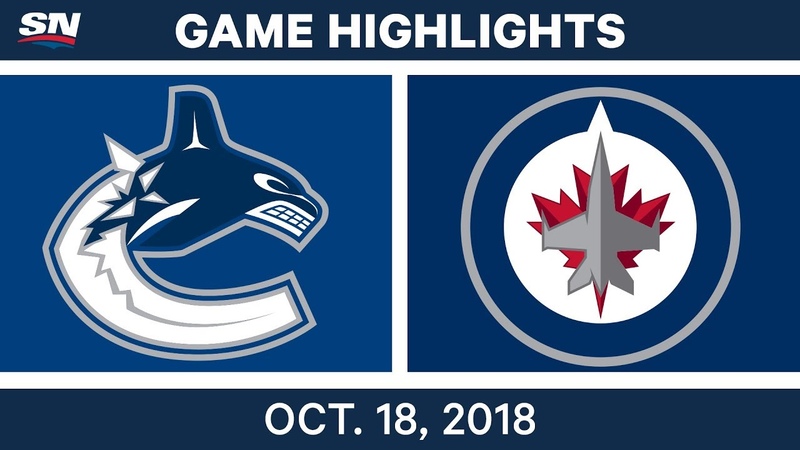 NHL Highlights, Canucks vs. Jets Oct. 18,