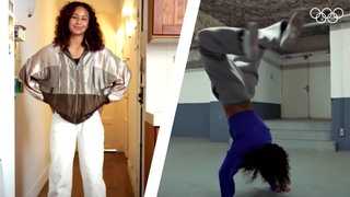“I dance alone in my room“ 🤸‍♀️ How B-Girl Carlota prepares for breaking’s Olympic debut!