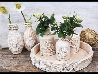 Anleitung Romantisches Vintage Tablett