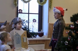 Фрагмент детского праздника. Рождество 2011-2012