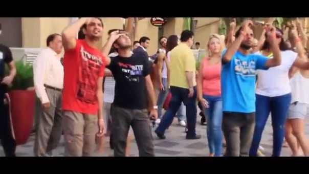 Freeze Flash Mob at JBR