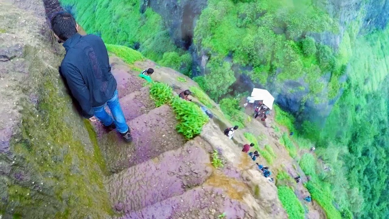Dangerously Steep Trekking Steps In