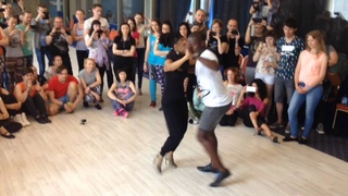 Jamba & Adoree dancing Semba #6. KIZZAFRO 2016