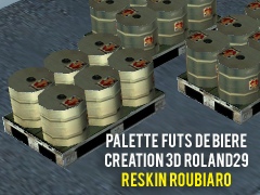 ROUBIARO PALETTE DE BIERE LUTTERBACH-RD29