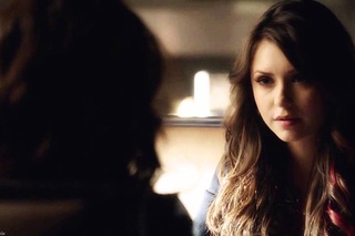 katherine/elena under the sheets