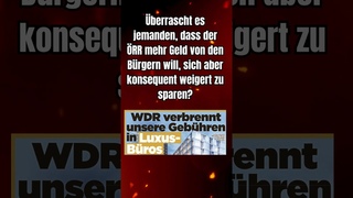 Dekadenz beim WDR #shorts #shortsfeed #afd #politik #deutsch #foryou #fyp #4u #wdr #geld