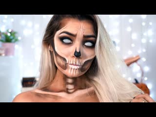BRONZE SKULL HALLOWEEN MAKEUP TUTORIAL ad