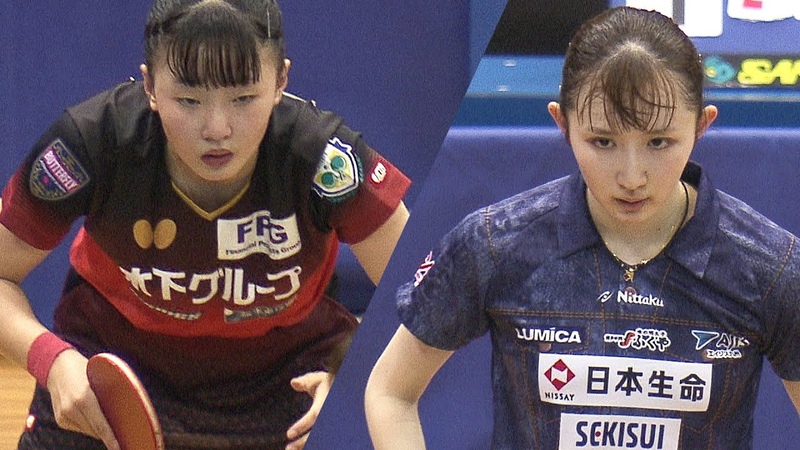 女子準々決勝 フルマッチ 張本美和 vs 早田ひな 第3回 パリ五輪日本代表選考会