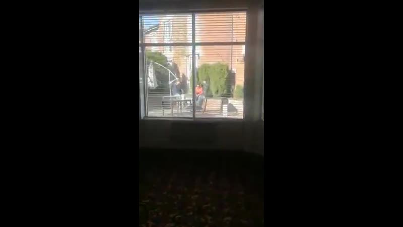 Immigrants housed in the luxurious Hilton