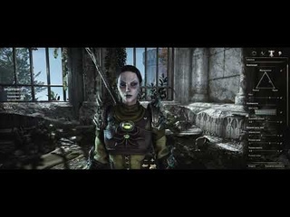 TESO Dunmer(Dark Elf) face slider - арканист данмер слайдеры, создание персонажа