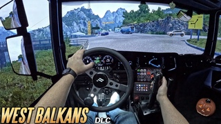 Through Montenegro’s Majestic Mountainscapes in ETS2 | Fanatec CSL DD