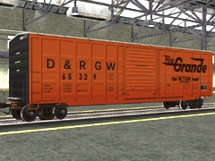 Boxcar Waffle P-S ACF 50' DRGW DES