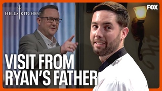 Gordon Ramsay Surprises Ryan by Flying Out His Father from Ireland | Hells Kitchen