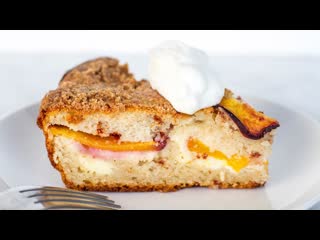 Peaches And Cream Coffee Cake