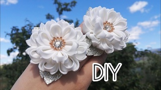 Очень красивые!😍 Белые~школьные бантики~из фоамирана~Handmade Dasha🌷