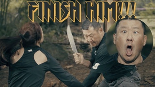 EPIC BATTLE SCENE WITH THE COLDSTEEL FACON & CHIEFTAN SAX