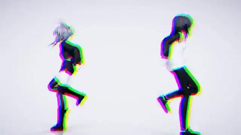 Anime shuffle dance to umbrella