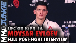 Movsar Evloev: 'It was victory or death' vs. Mike Grundy | UFC on ESPN 14 post-fight interview