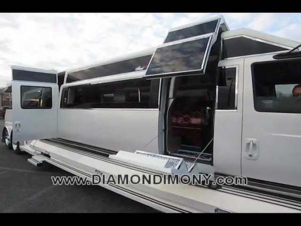 EXOTIC International Heartbreaker Party Bus ONLY Diamond Limo