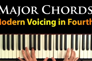 Major Chords: A Simple Modern Voicing in Fourths