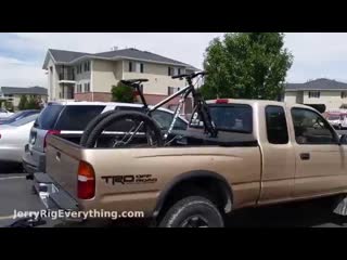 Mount your bike on a Truck Box - EASY - Mountian OR Road Bike