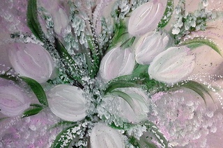 Tulpen-Einfach Malen -Für Anfänger in Echtzeit-Easy Paiting - For beginners real time / V50