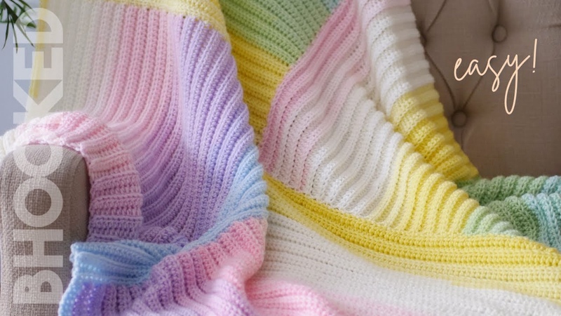 EASY Crochet Baby Blanket ( Perfect For Beginners