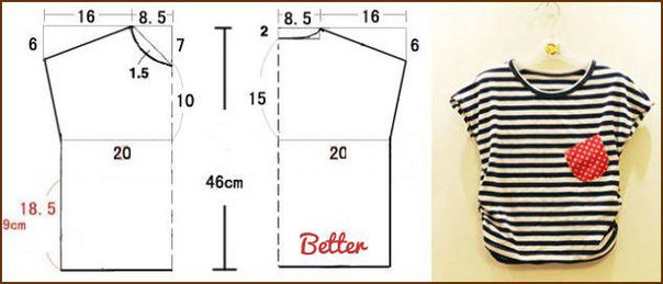 Простые выкройки.Идеи. Выкройки.