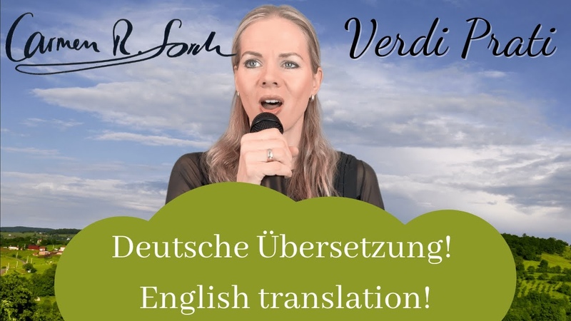 Verdi prati Deutsche Übersetzung English